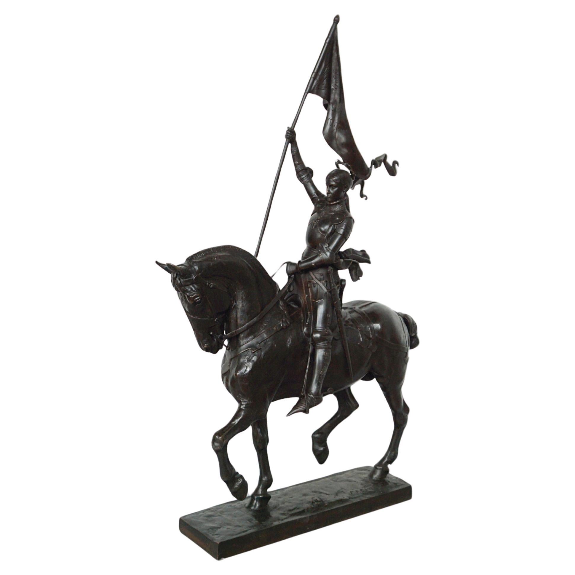 "Juana de Arco" Impresionante versión de Salón de la famosa escultura de Fremiet en venta