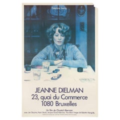 Vintage Jeanne Dielman, 23, Quai du Commerce 1080 Bruxelles 1975 French Half Grande Film