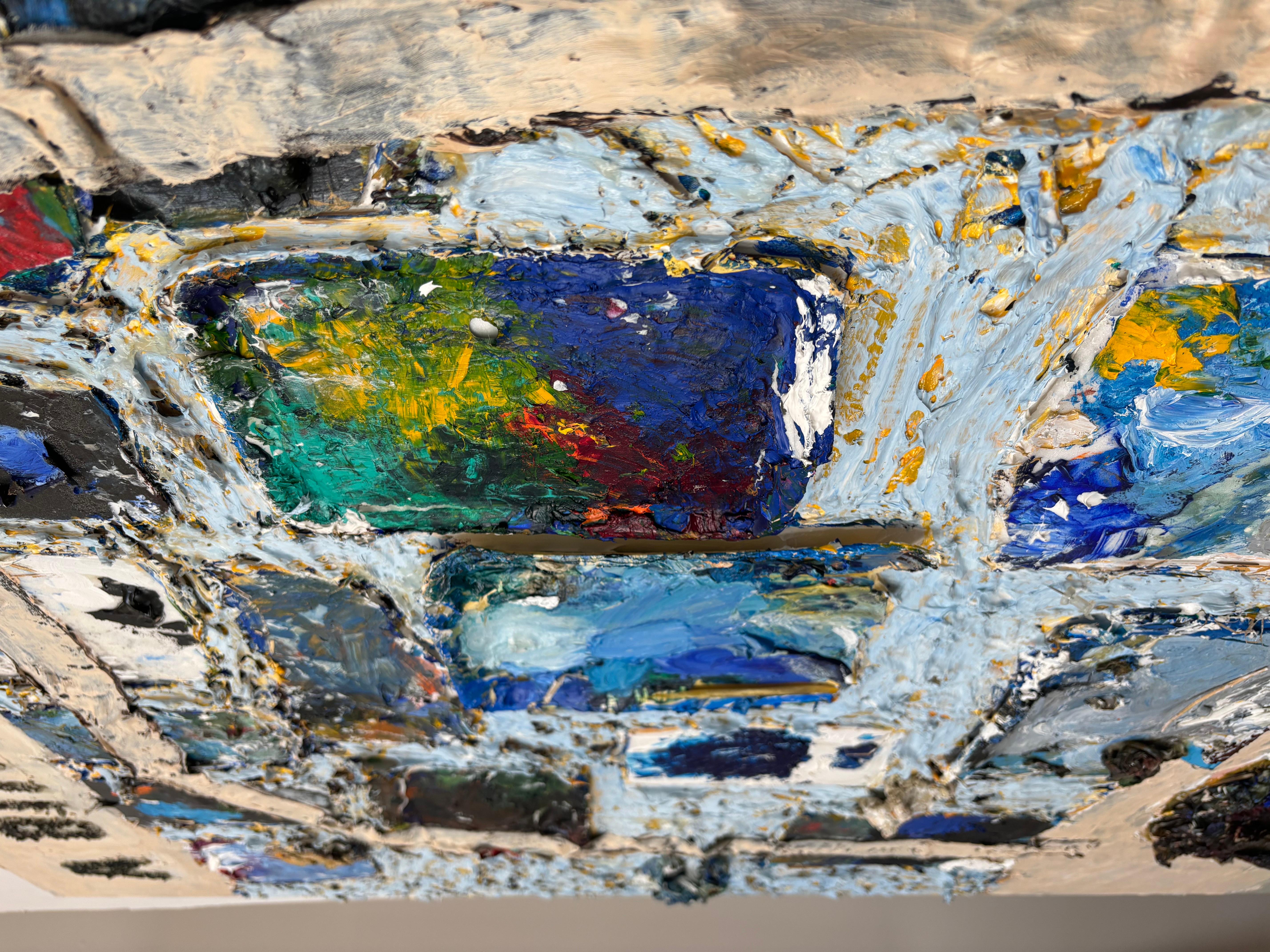 A  Bird Flew Out In Search of a Cage - Abstract Mixed Media Art by Jeanne Gentry Keck