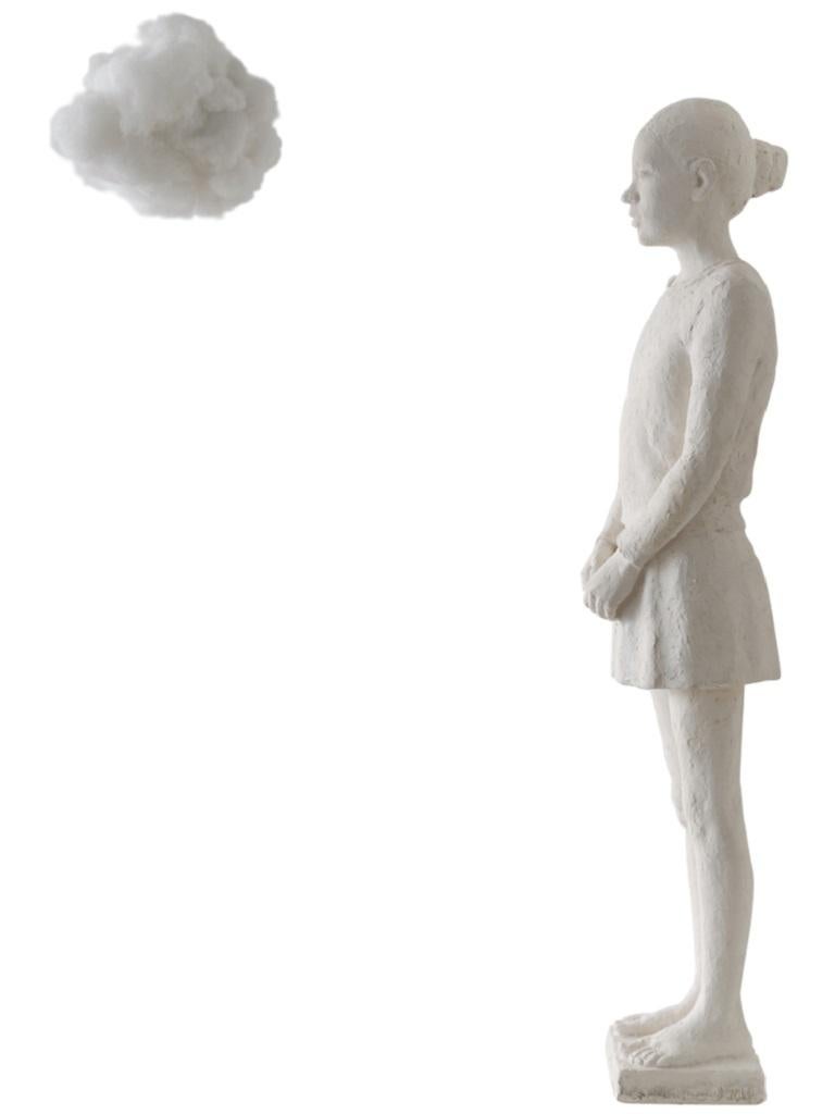 The Cloud, Kunstharz-Skulptur von Jeanne Isabelle Cornière, 2018
