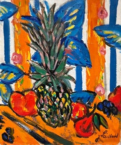 Piña de Jeanne Laillard - Óleo sobre lienzo 38x46cm