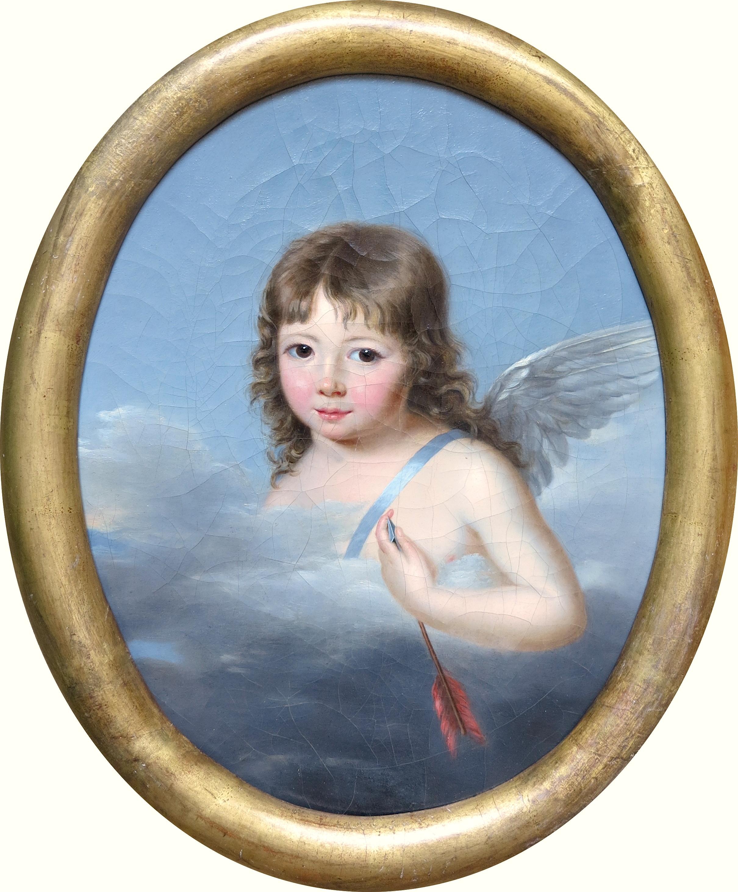 Cupidon tenant sa flèche