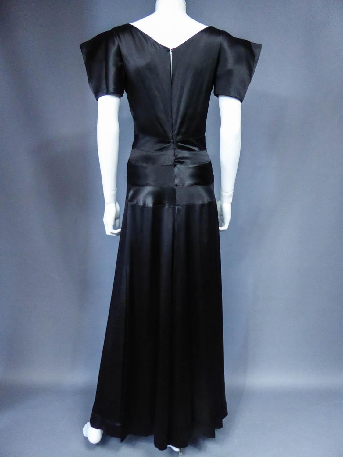 Jeanne Paquin French Couture Evening dress Circa 1935 7