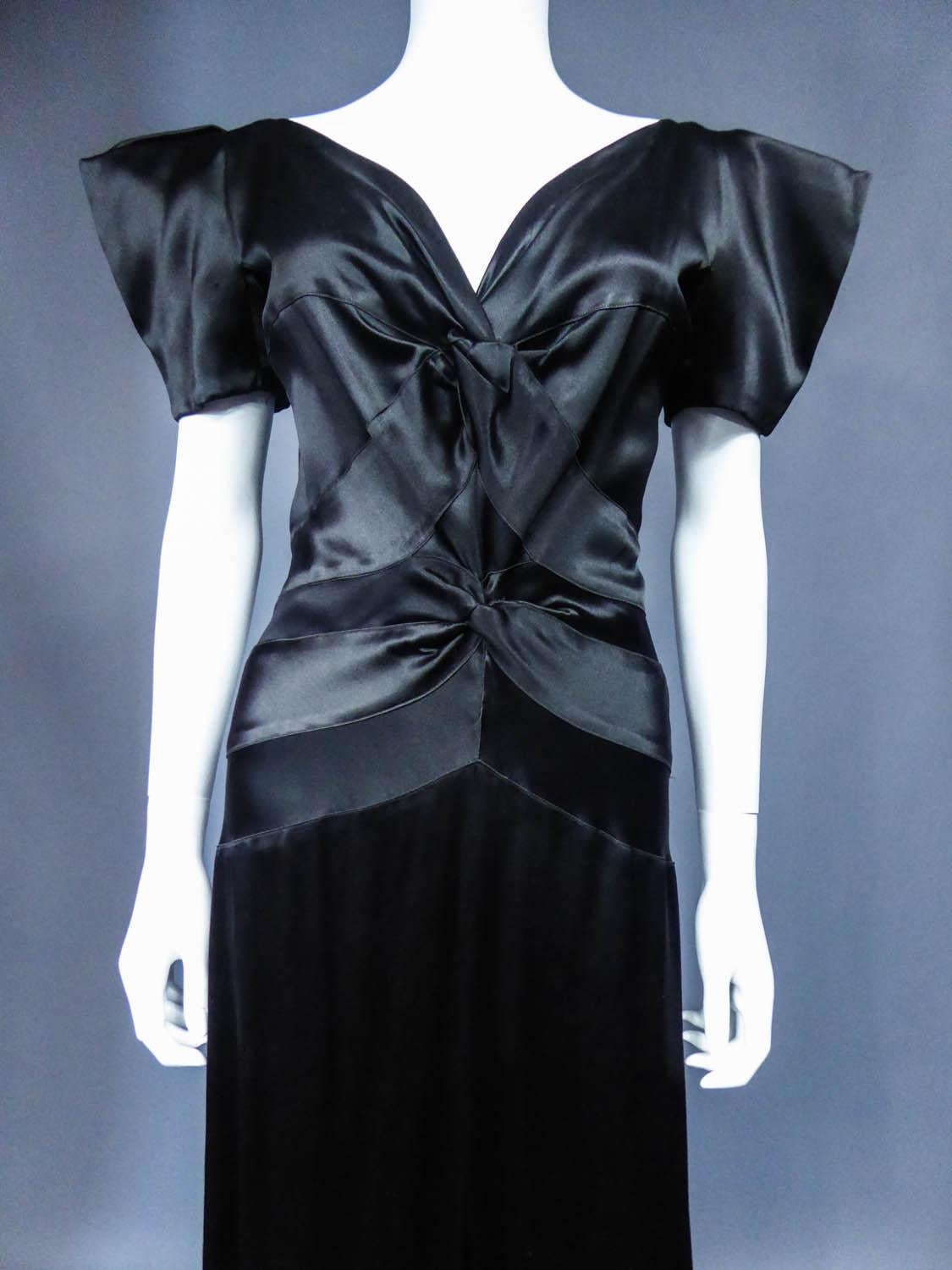 Jeanne Paquin French Couture Evening dress Circa 1935 In Excellent Condition In Toulon, FR