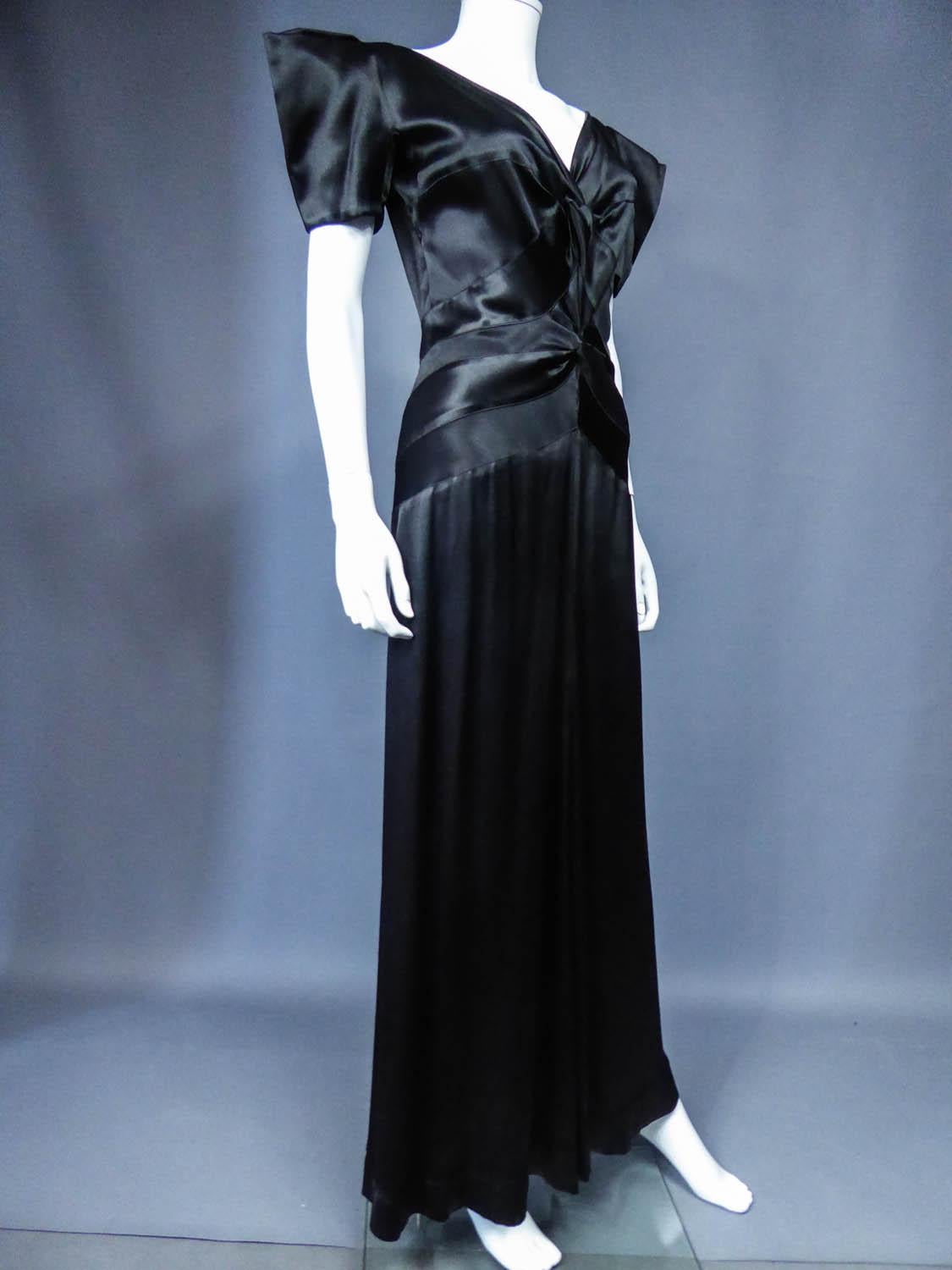 Jeanne Paquin French Couture Evening dress Circa 1935 3