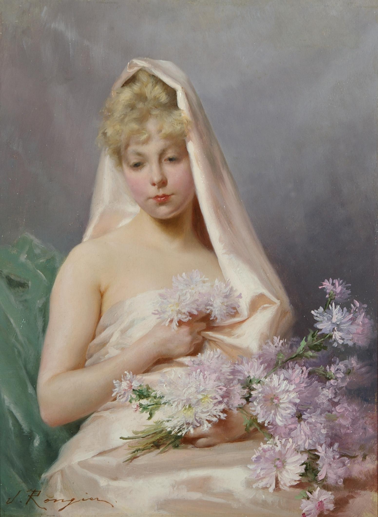 Bellezze (coppia) - Painting di Jeanne Rongier
