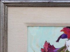 “Wedding Picnic” Colorful Abstract Impressionist Fruits and Flowers Still Life