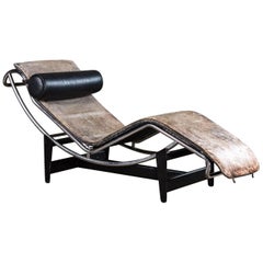 Used Jeanneret and Le Corbusier LC4 Chaise Lounge