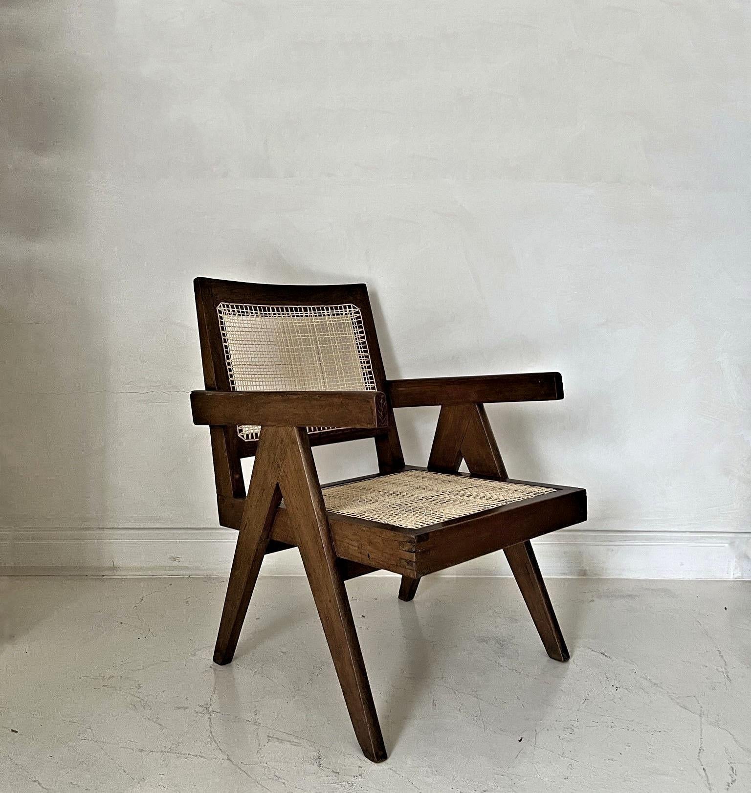 Mid-20th Century Jeanneret Easy Chair For Sale
