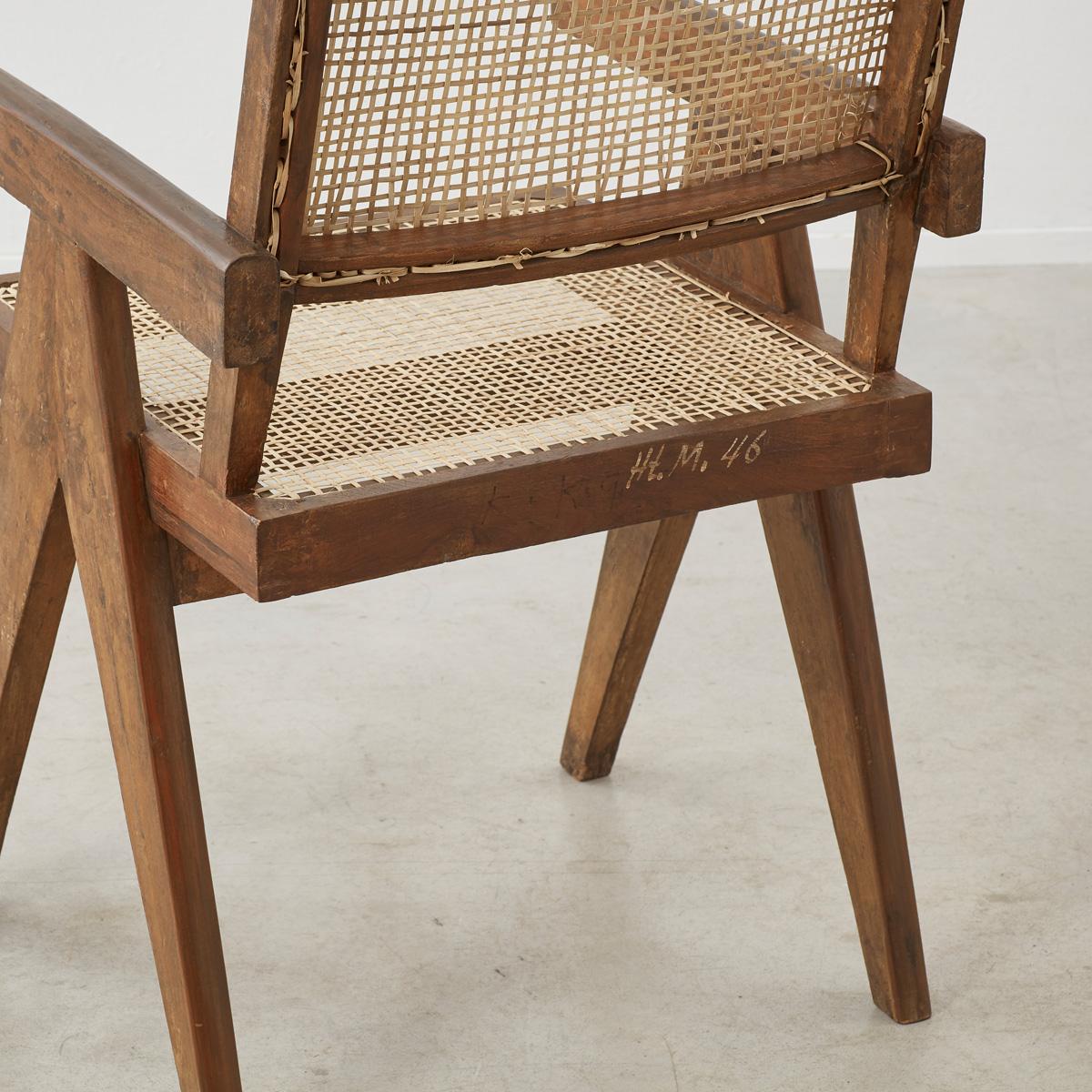 Jeanneret PJ-SI-28-b Armchair, France/India, 1956 4