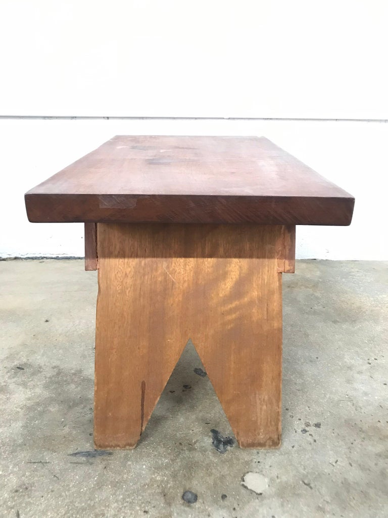 Jeanneret Style Table at 1stDibs