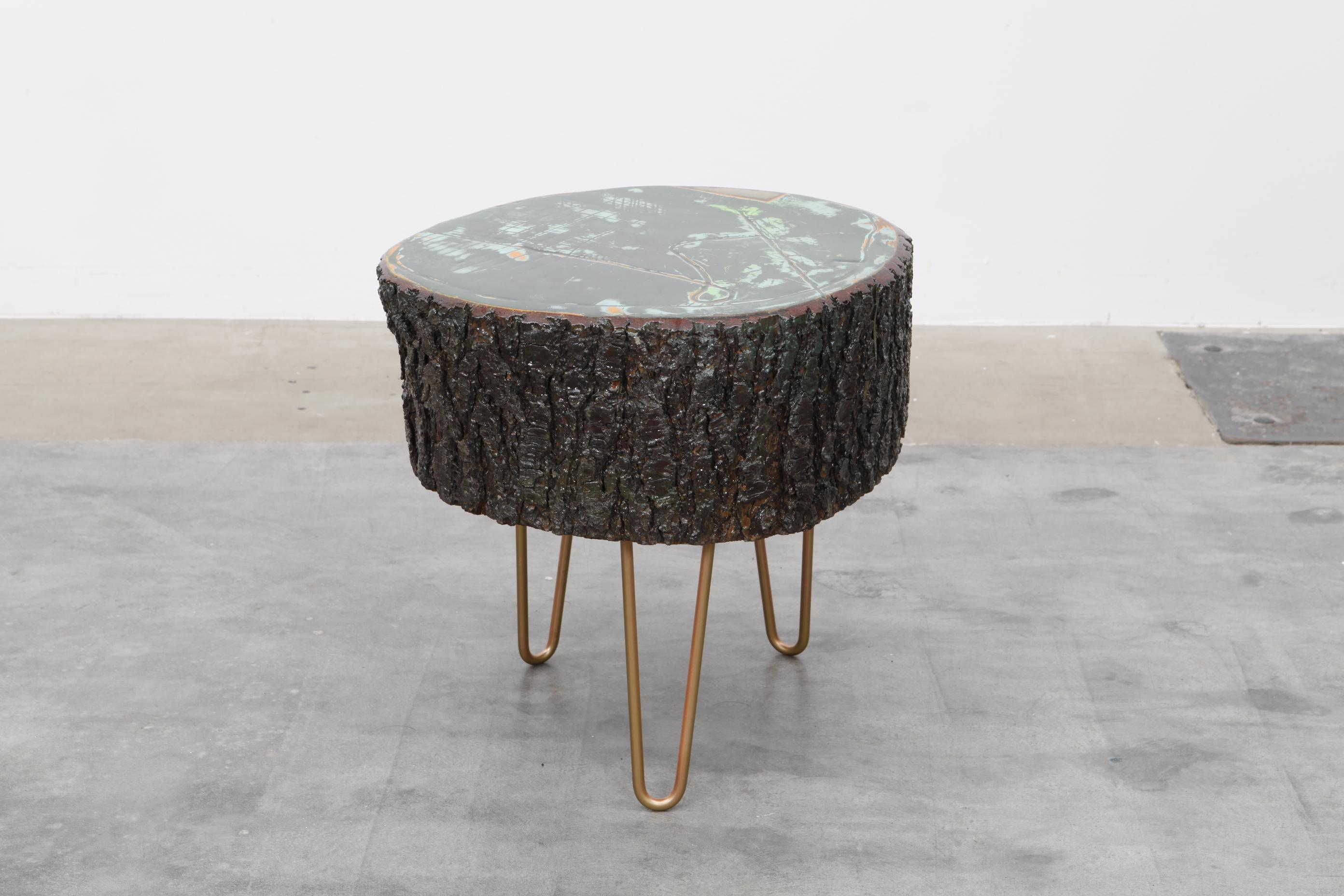 Post-Modern Jeanneret Was Here Side Table by Markus Friedrich Staab For Sale