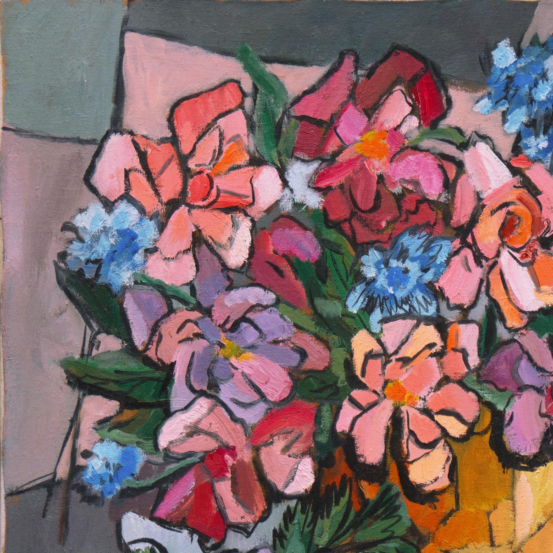 'Still Life in Lavender and Rose' For Sale 1
