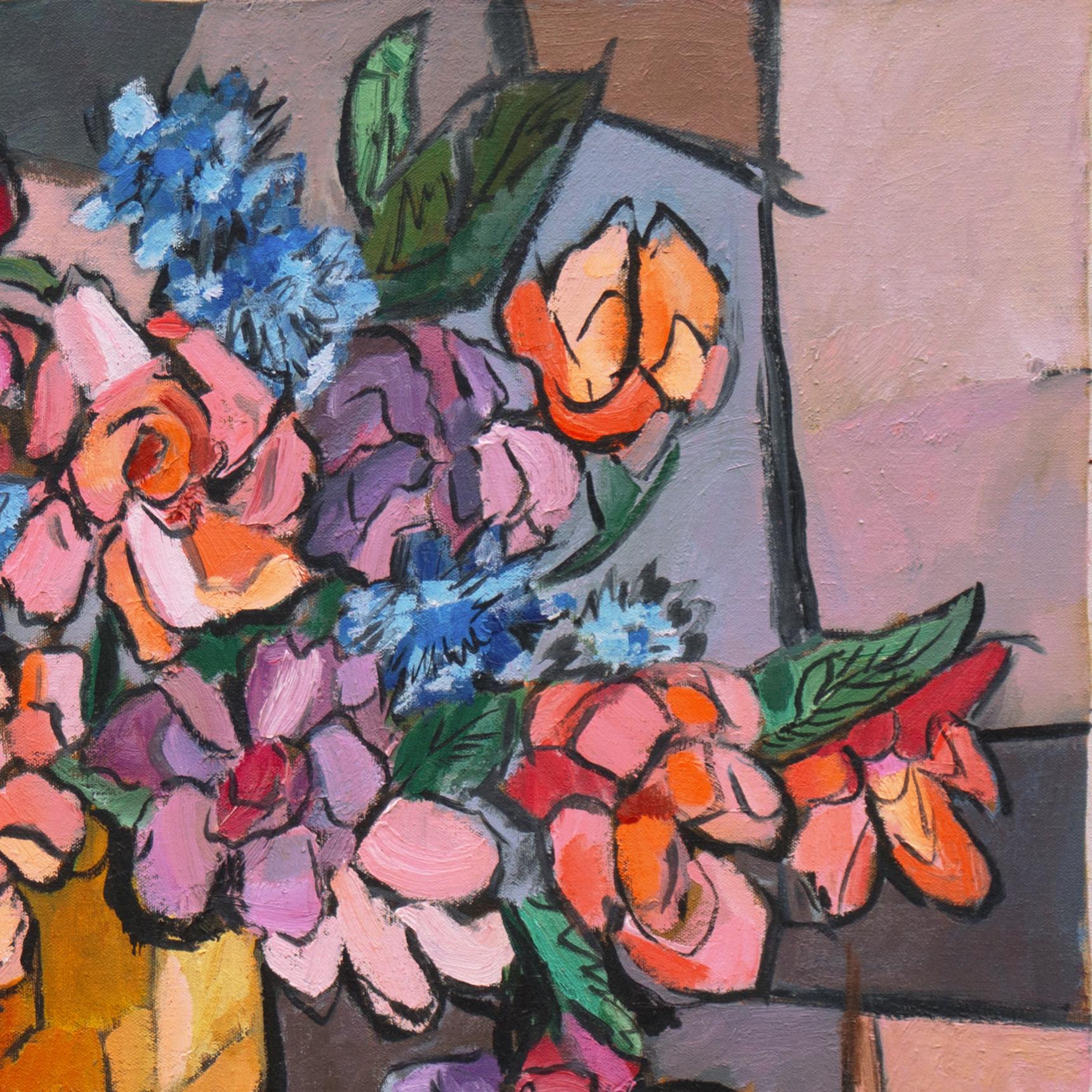 'Still Life in Lavender and Rose' For Sale 2