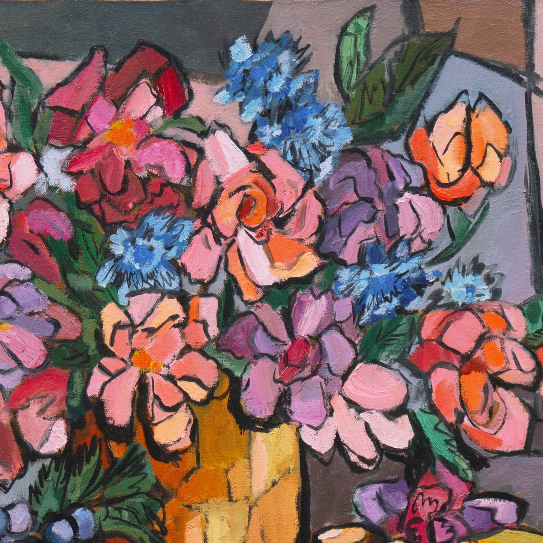 'Still Life in Lavender and Rose' For Sale 3