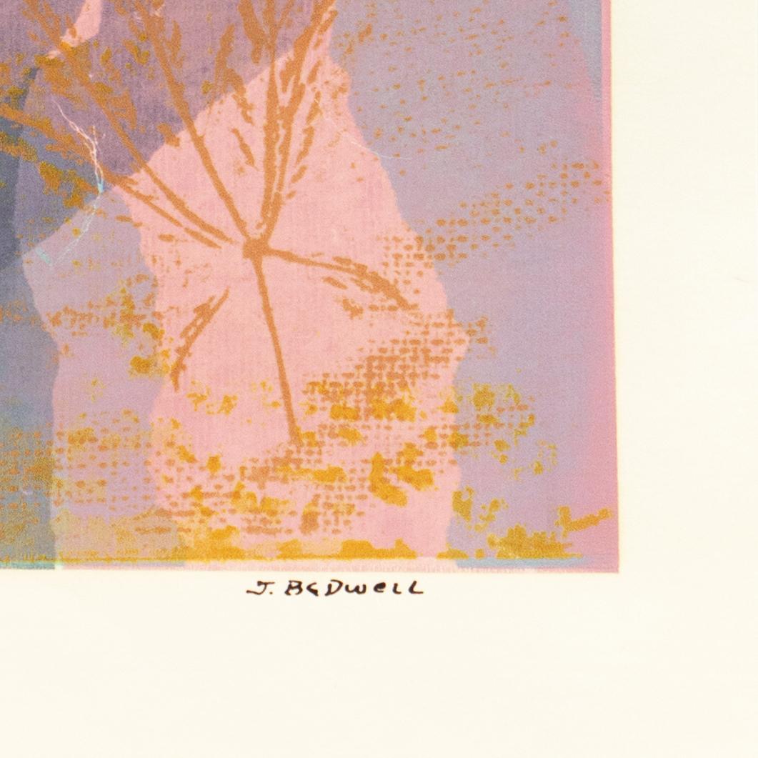 Leaves - Brown Abstract Print by Jeannette Bedwell
