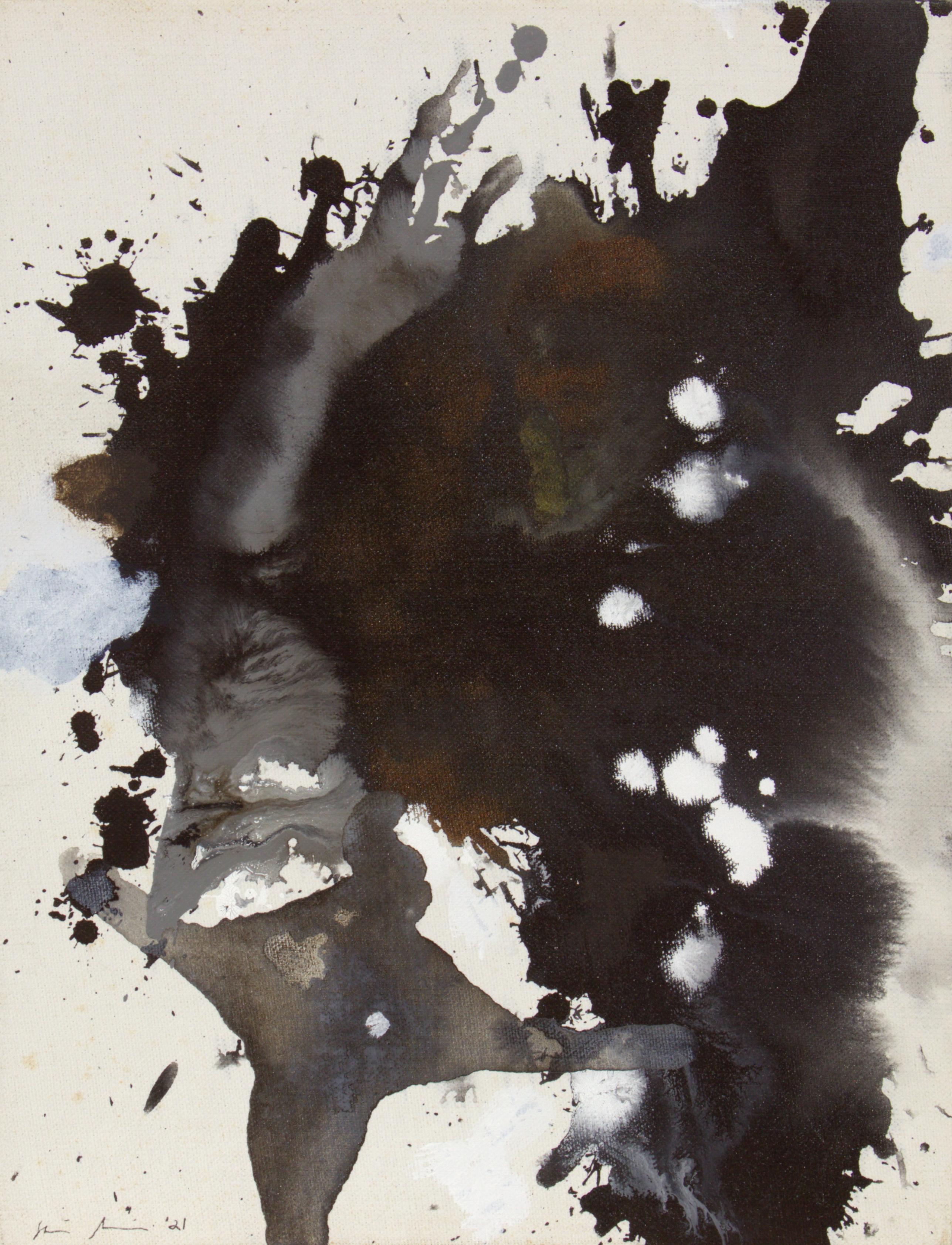 Abstract Painting di Jeannie Motherwell - Dramma in giardino #2