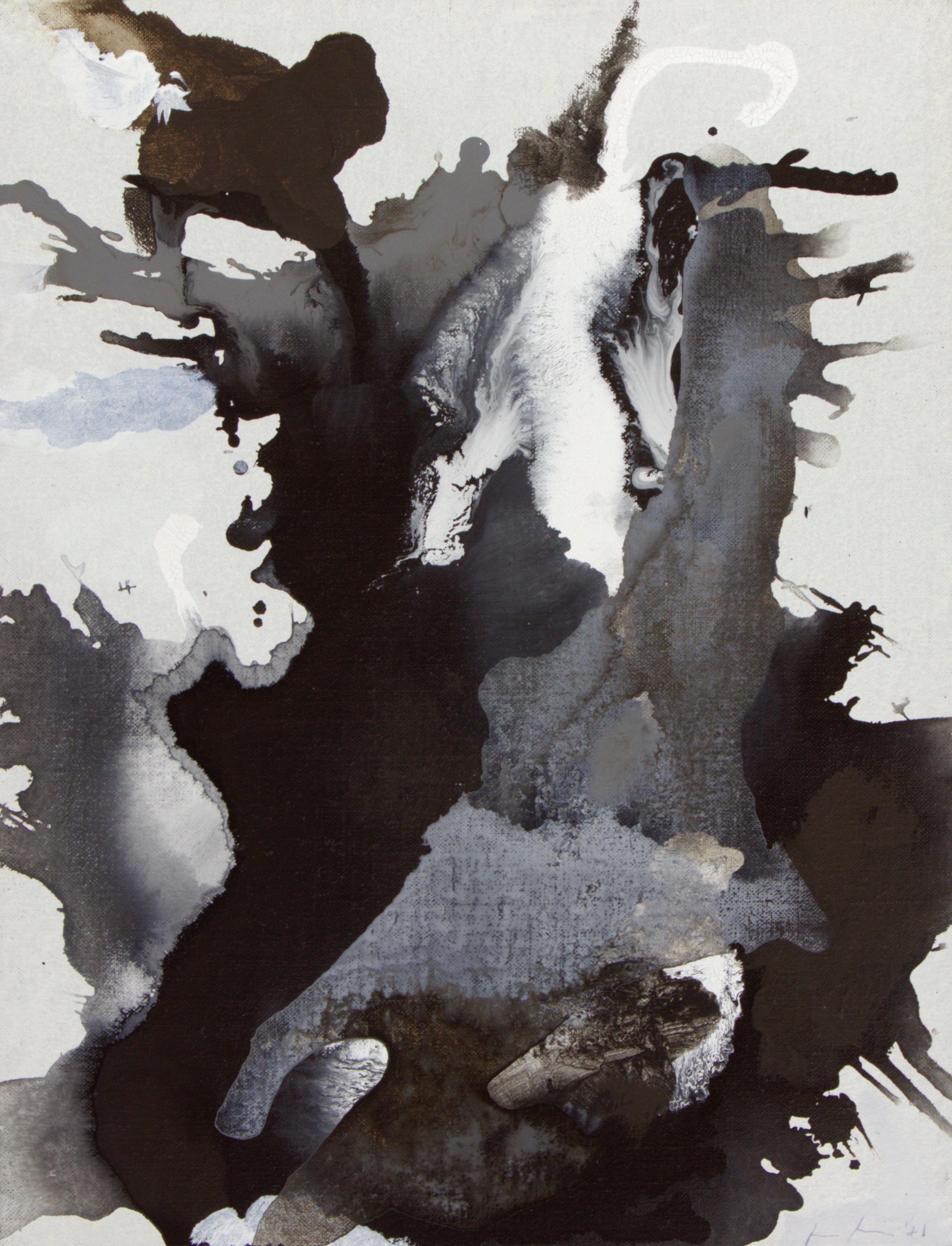 Abstract Painting de Jeannie Motherwell - Drama en el jardín nº 3