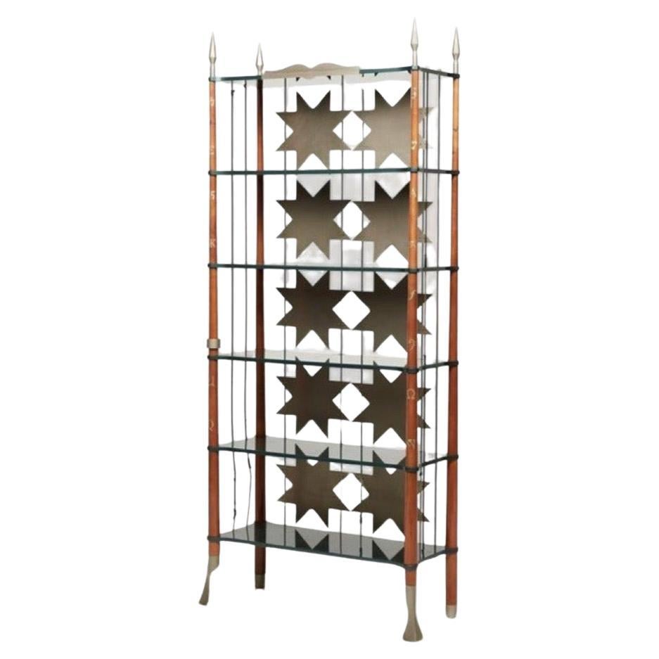 Jeannot Cerutti “Libabel” Bookcase for Sawaya 
Moroni, 1989s For Sale