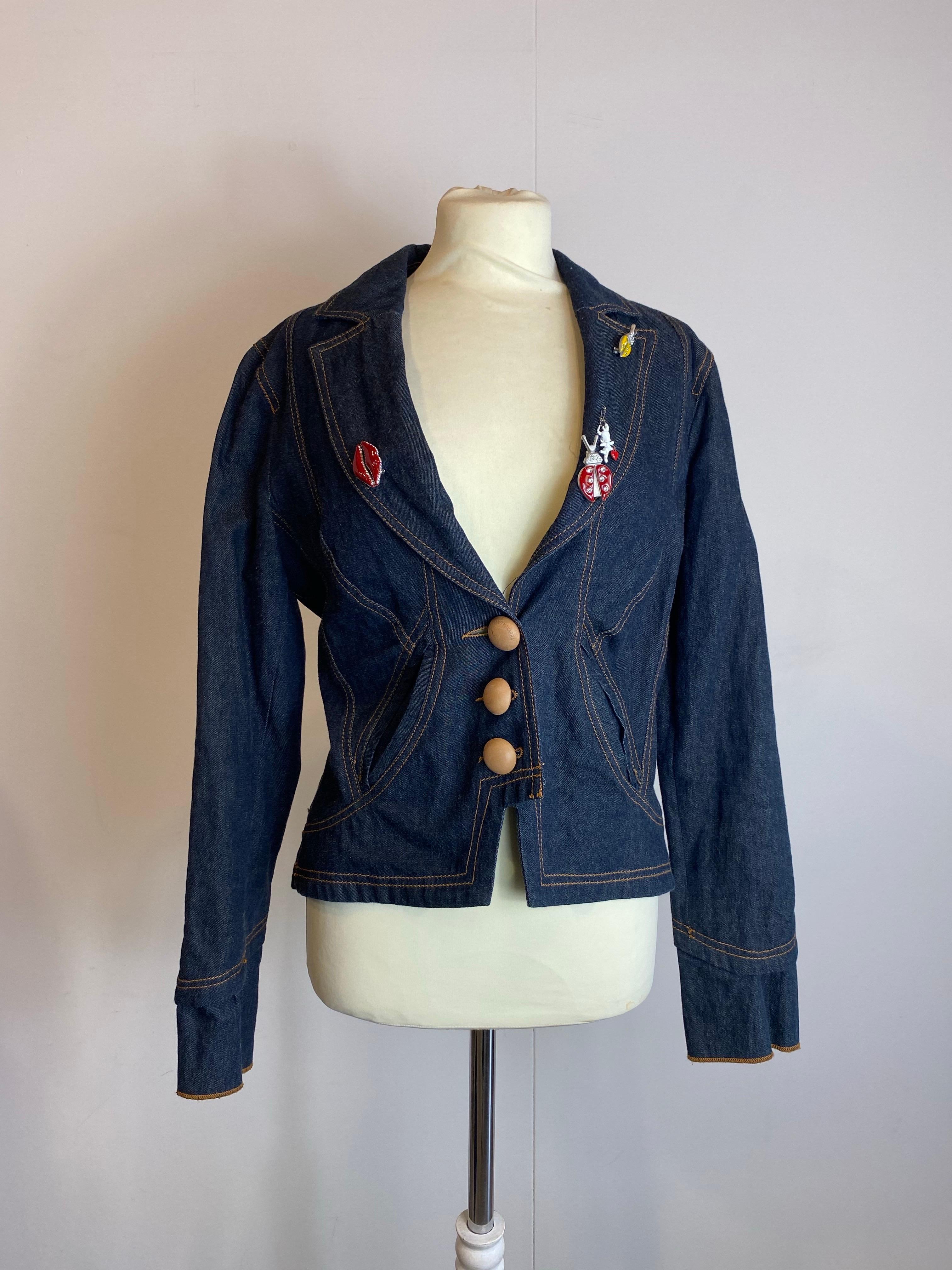 Jeans jacket with skirt GaetanoNavarra For Sale 1