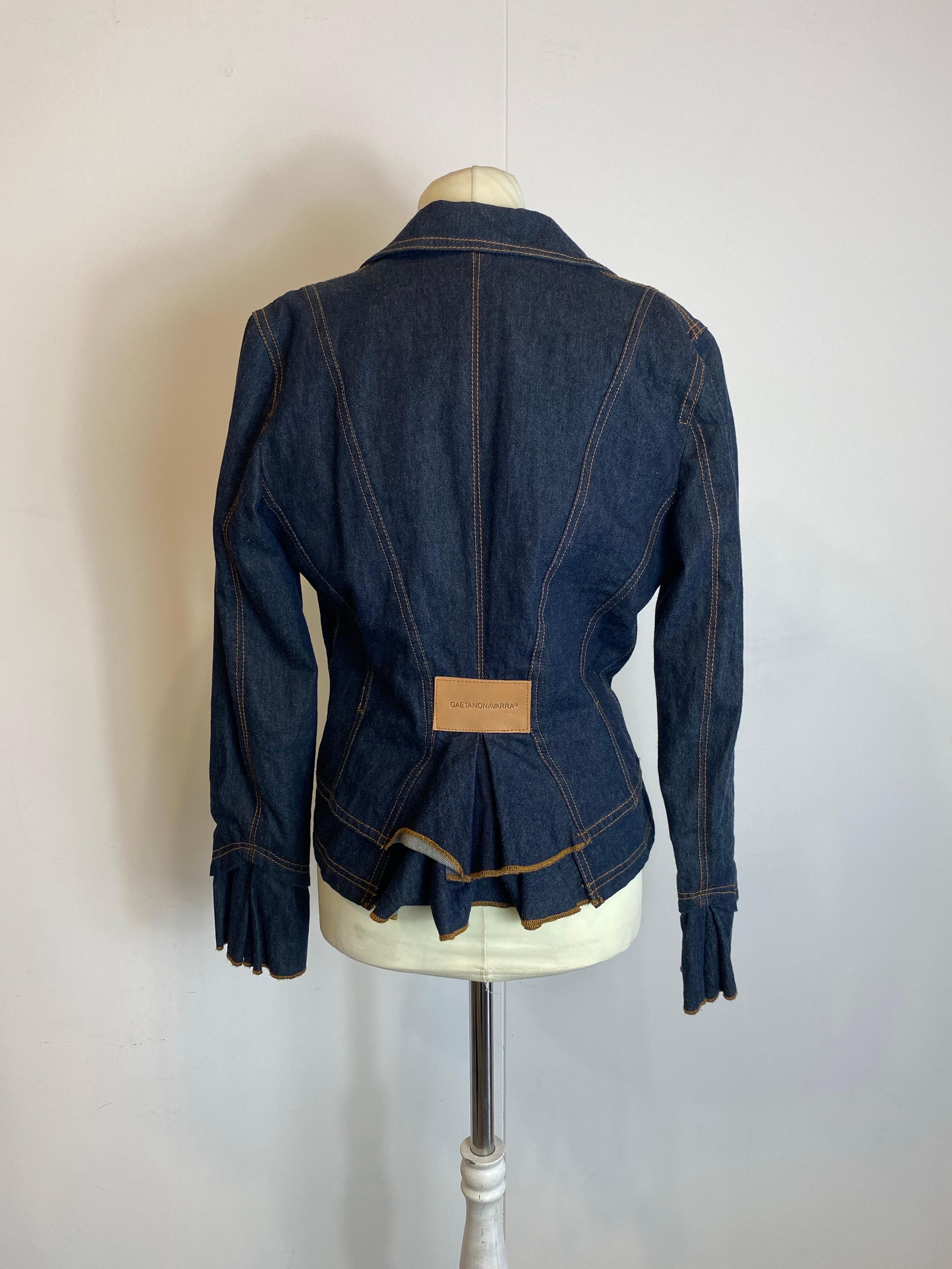 Jeans jacket with skirt GaetanoNavarra For Sale 3