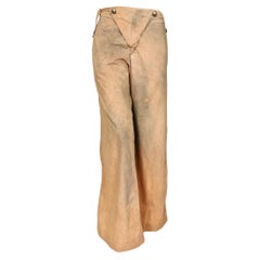 Jean's Paul Gaultier Distressed Finish Cotton Sailor Pants