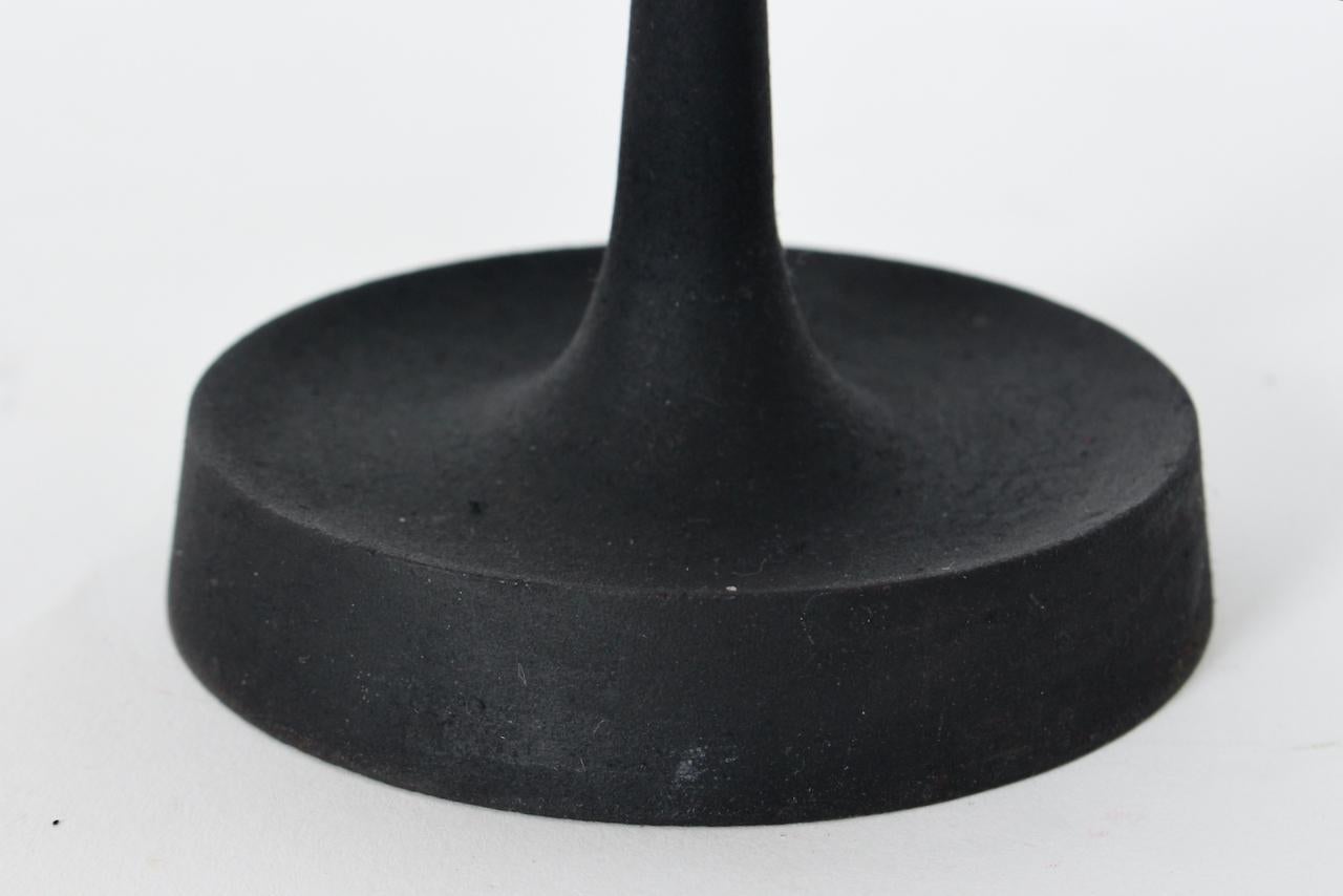 Jeans Quistgaard per Dansk Candelabro girevole in ferro nero e ottone, anni '60 in vendita 6