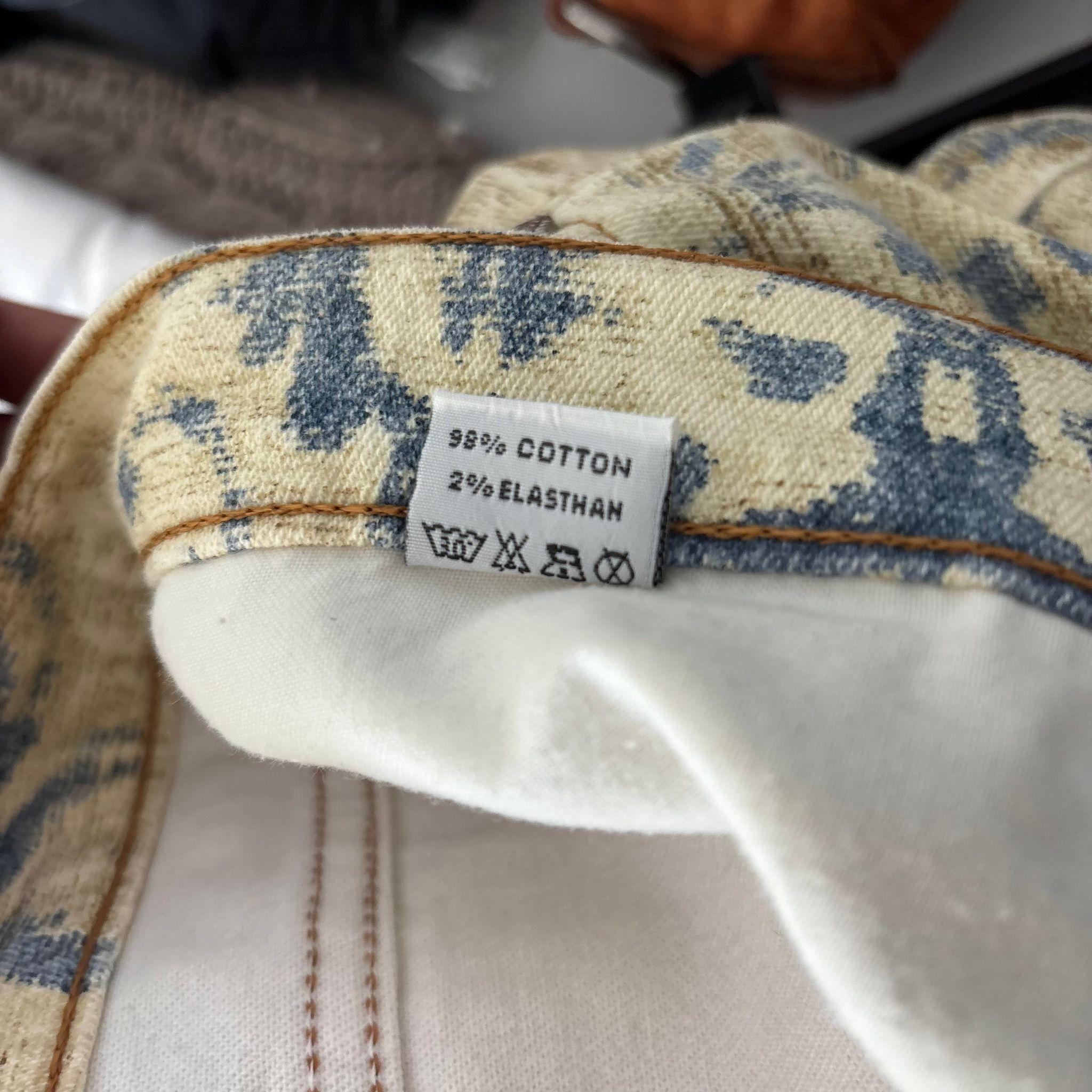 Vaqueros Roberto Cavalli estampados Baroque 90s en Excelente estado para la venta en Basaluzzo, IT