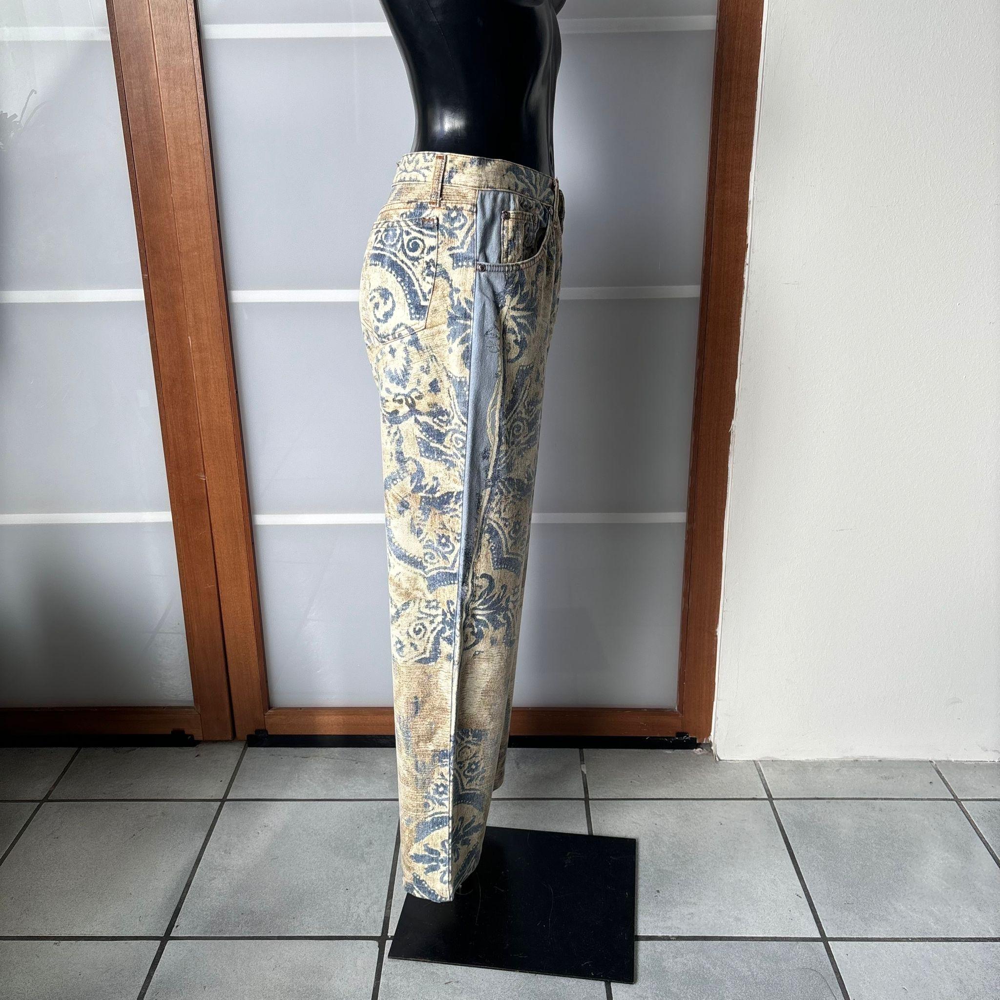 Vaqueros Roberto Cavalli estampados Baroque 90s en venta 2
