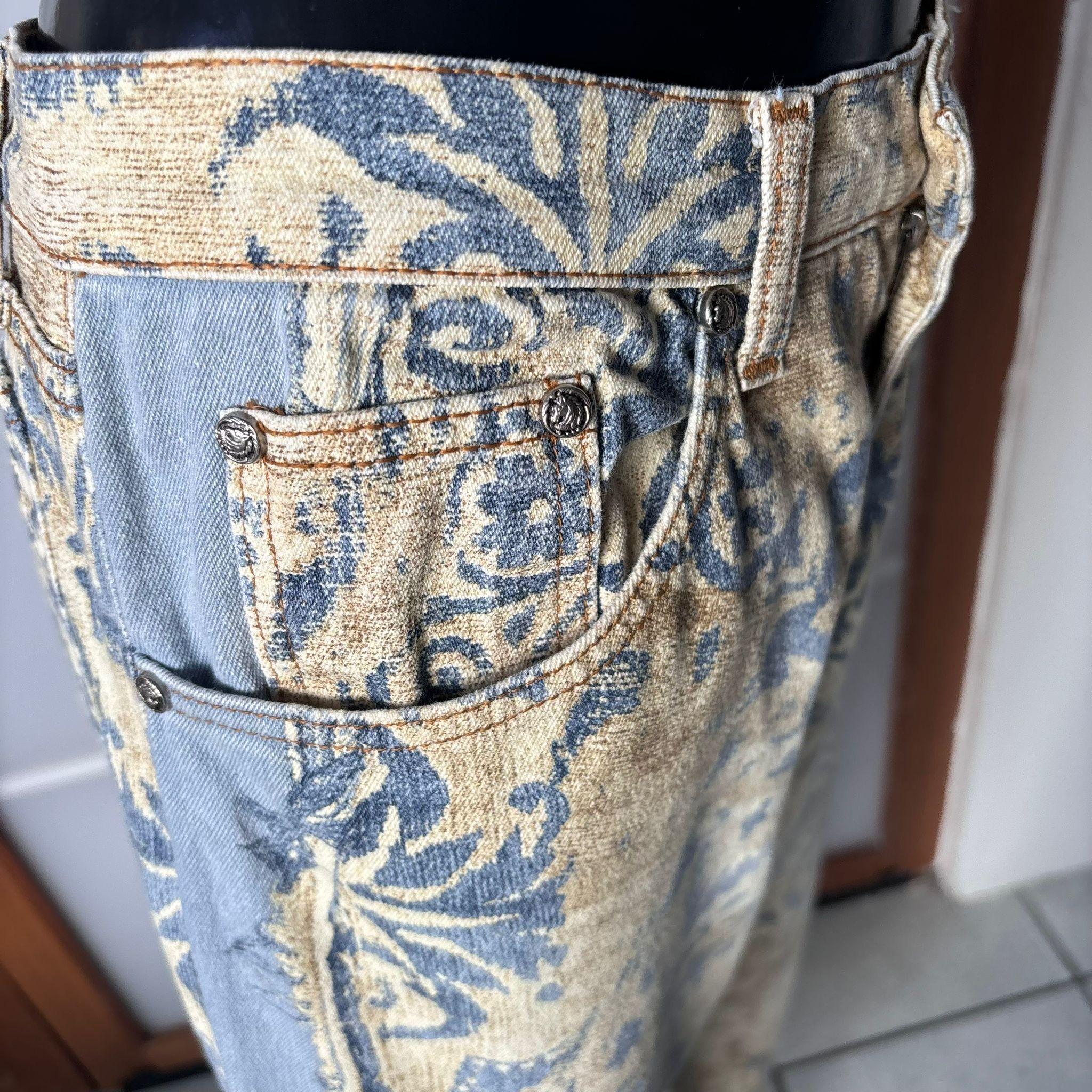 Vaqueros Roberto Cavalli estampados Baroque 90s en venta 4