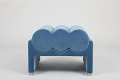Jeans Velvet Kyl Short Pouf by Dalmoto
