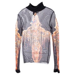 Jeaun Paul Gaultier Men Top Transparent Knit Vintage Size ITA48/M