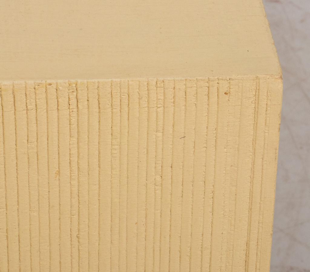 Table basse Block blanc Jeb Jones en vente 2