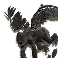 Interrogation Bronze Sculpture, Contemporary, 21st Century, Unframed