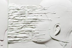 „Silicon Valley“, verstärkte Gipsskulptur, veränderte menschliche Figur, Porträt