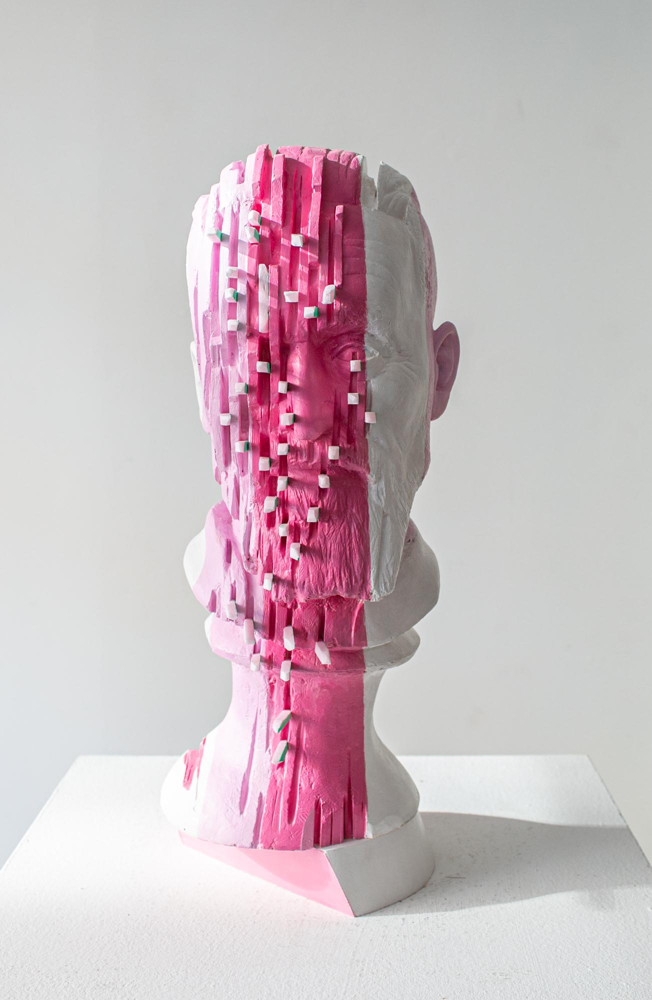 Straight Man - Sculpture by Jedediah Morfit