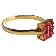 Jedi Angel Cut Spinel Ring in 18k Solid Gold