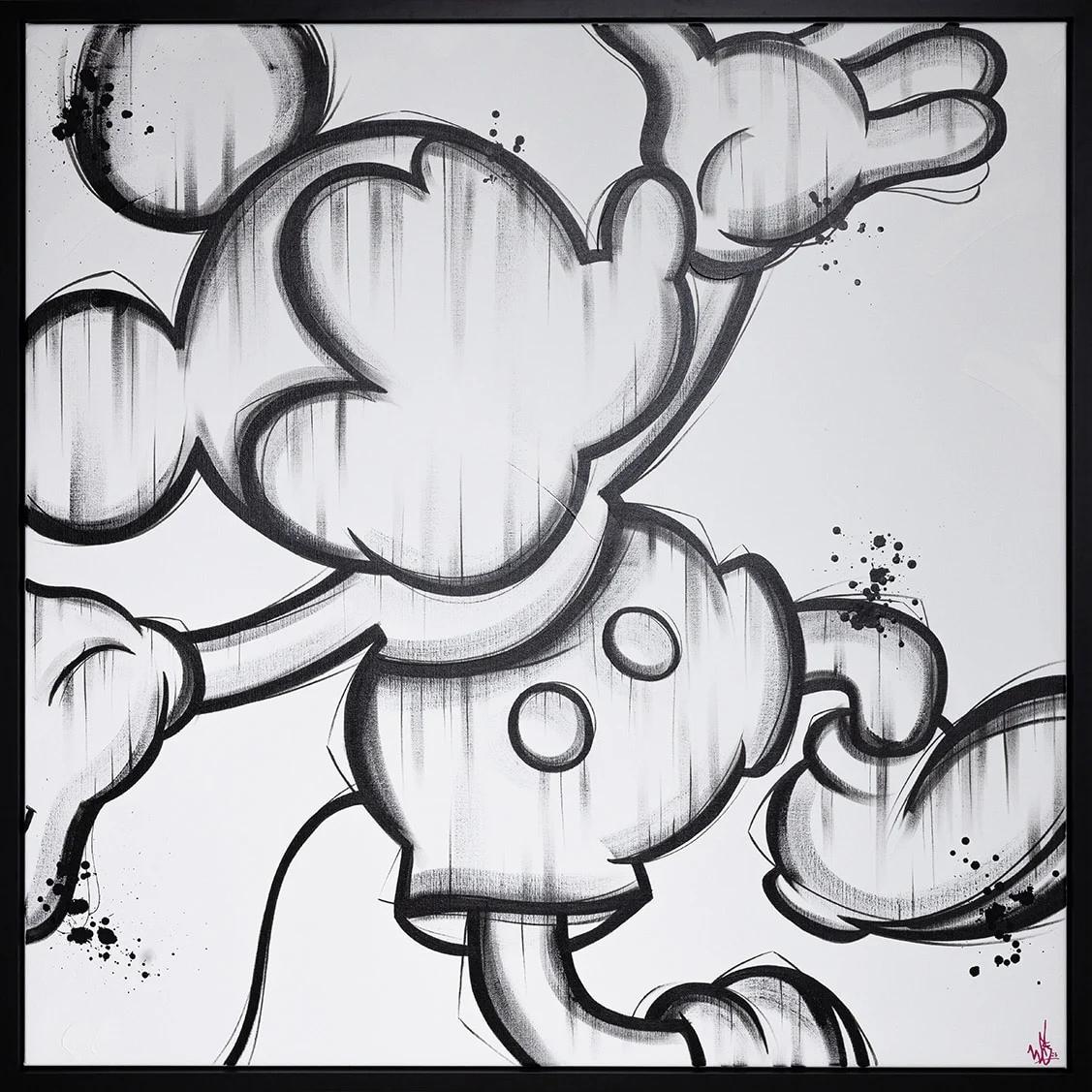 Chasing Childhood (Diptych) - Contemporary Painting by Jeej