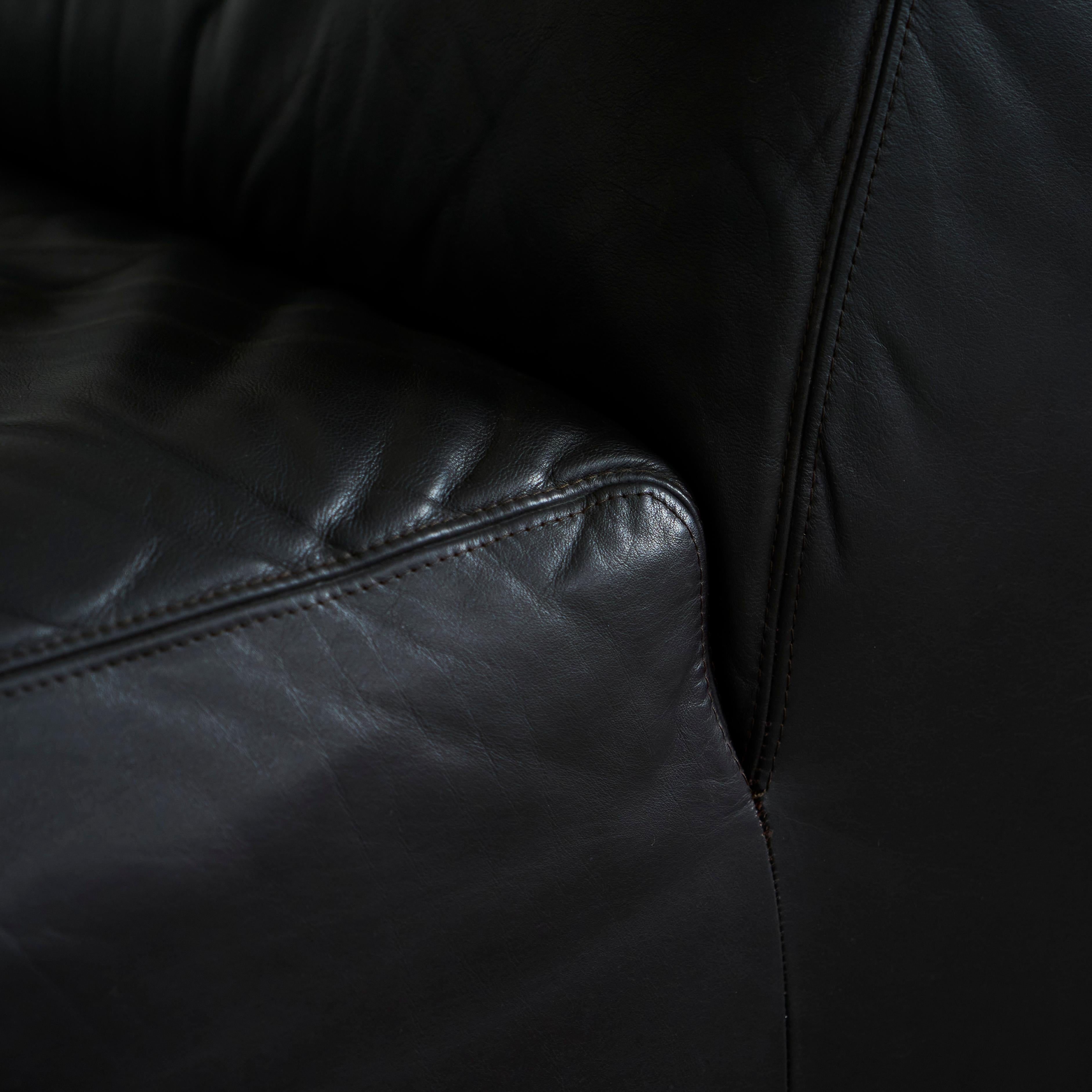 Ensemble canapé sectionnel en cuir par Durlet Belgique années 1970 en vente 1