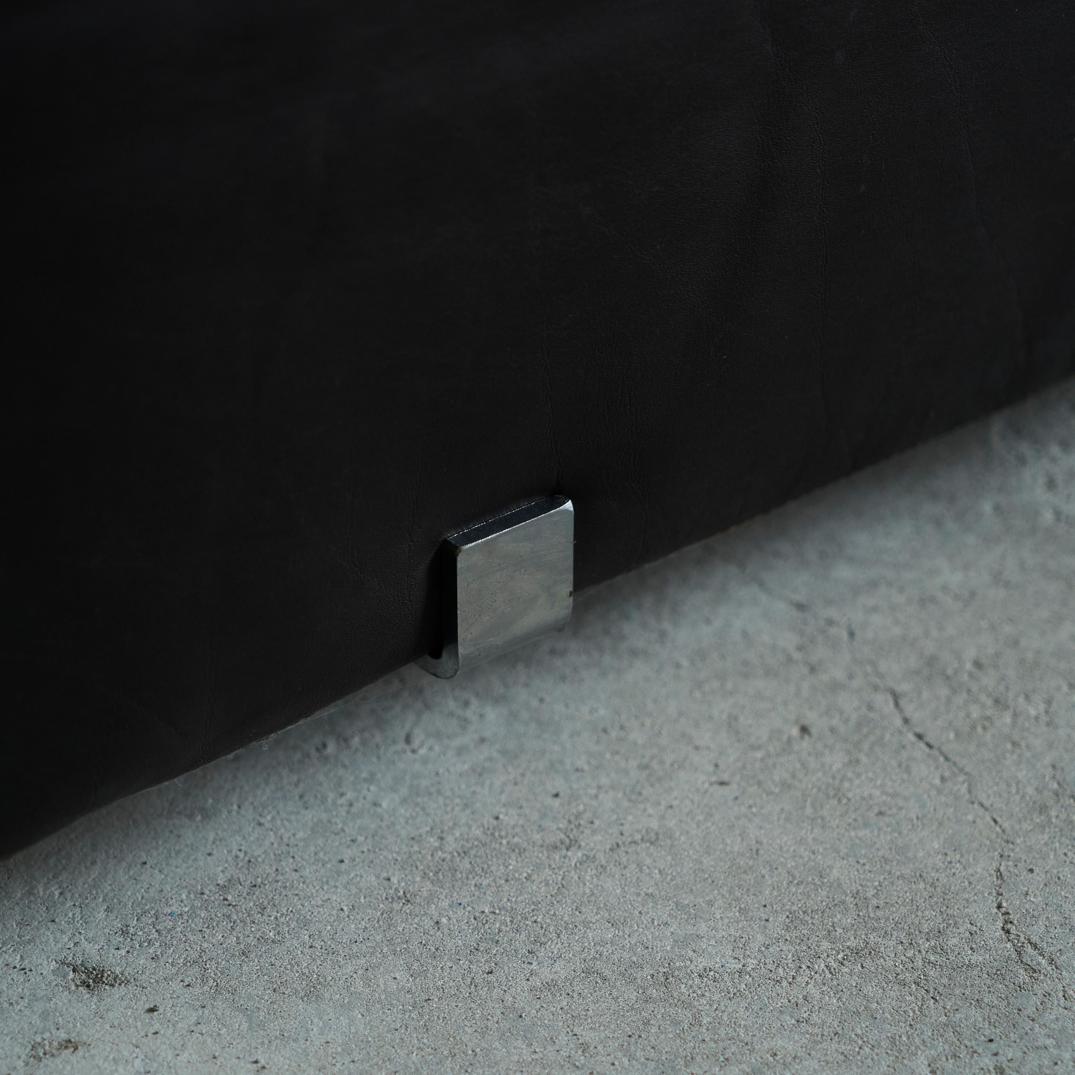 Ensemble canapé sectionnel en cuir par Durlet Belgique années 1970 en vente 2