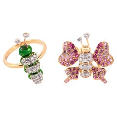 Jeevan Gold Ring Set by Kahana Jewels