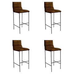 Jeeves, 21st Century Designed by Collector Studio Barsessel Stoff, 4er-Set