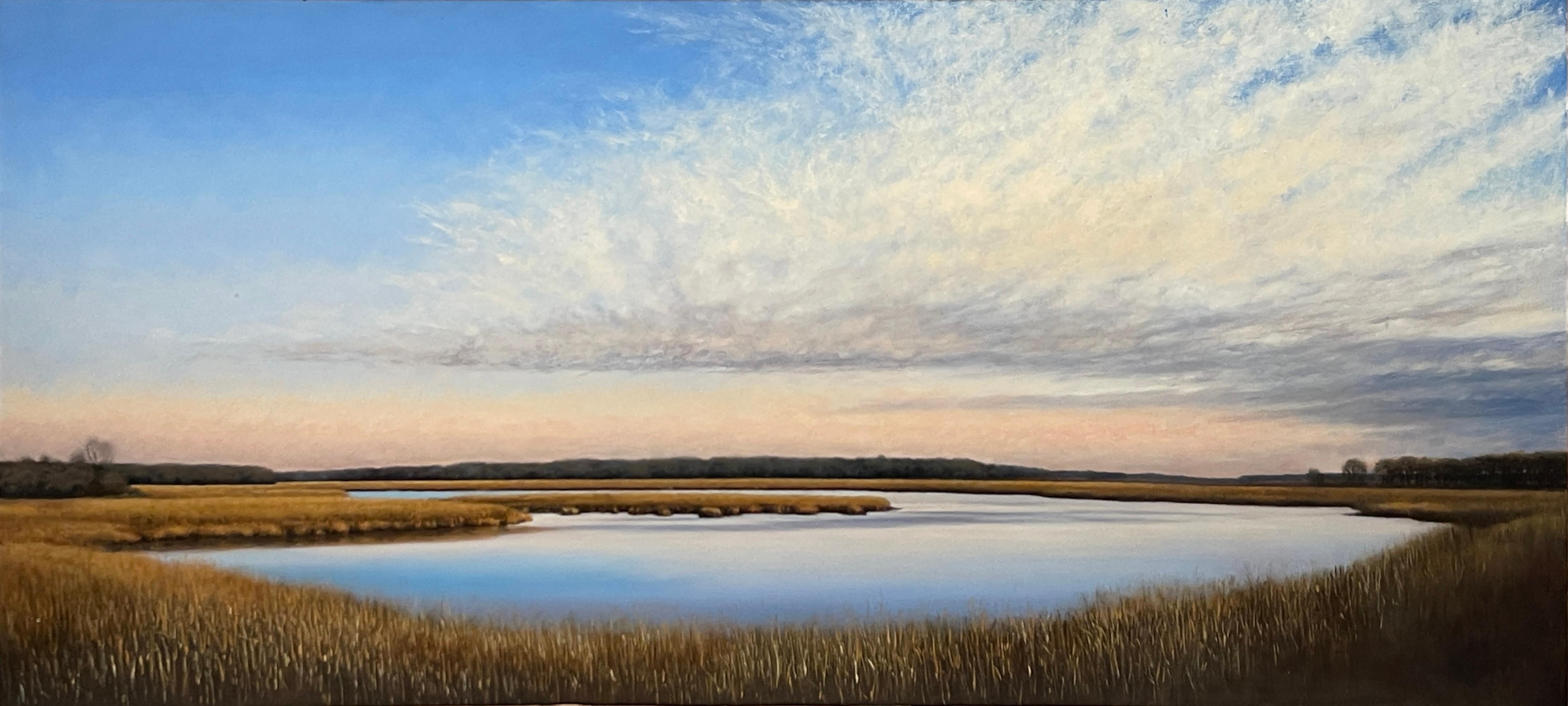 Sumpfgebiete - Landschaft Ölgemälde