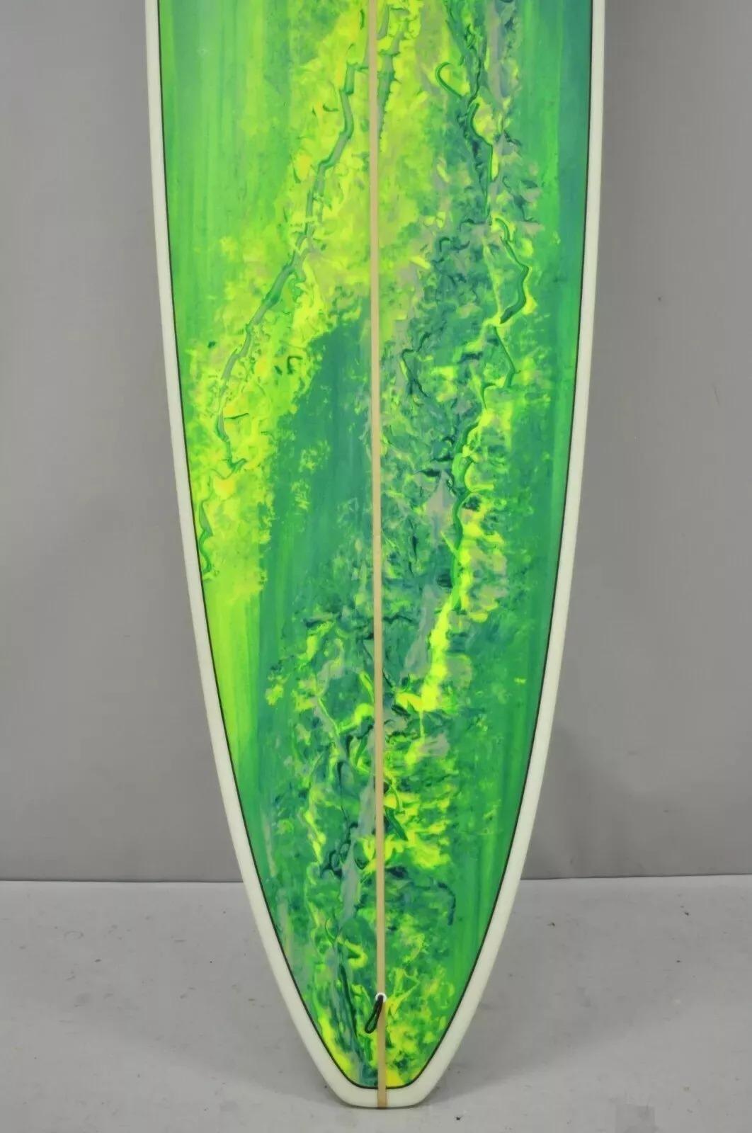 Altro Tavola da surf Jeff Clark firmata Global Glassing Greene & Greene Bigli Mavericks Big Wave Guns in vendita