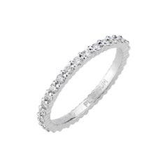 Jeff Cooper Anillo Eterno de Platino con Diamante de 0,55 Quilates
