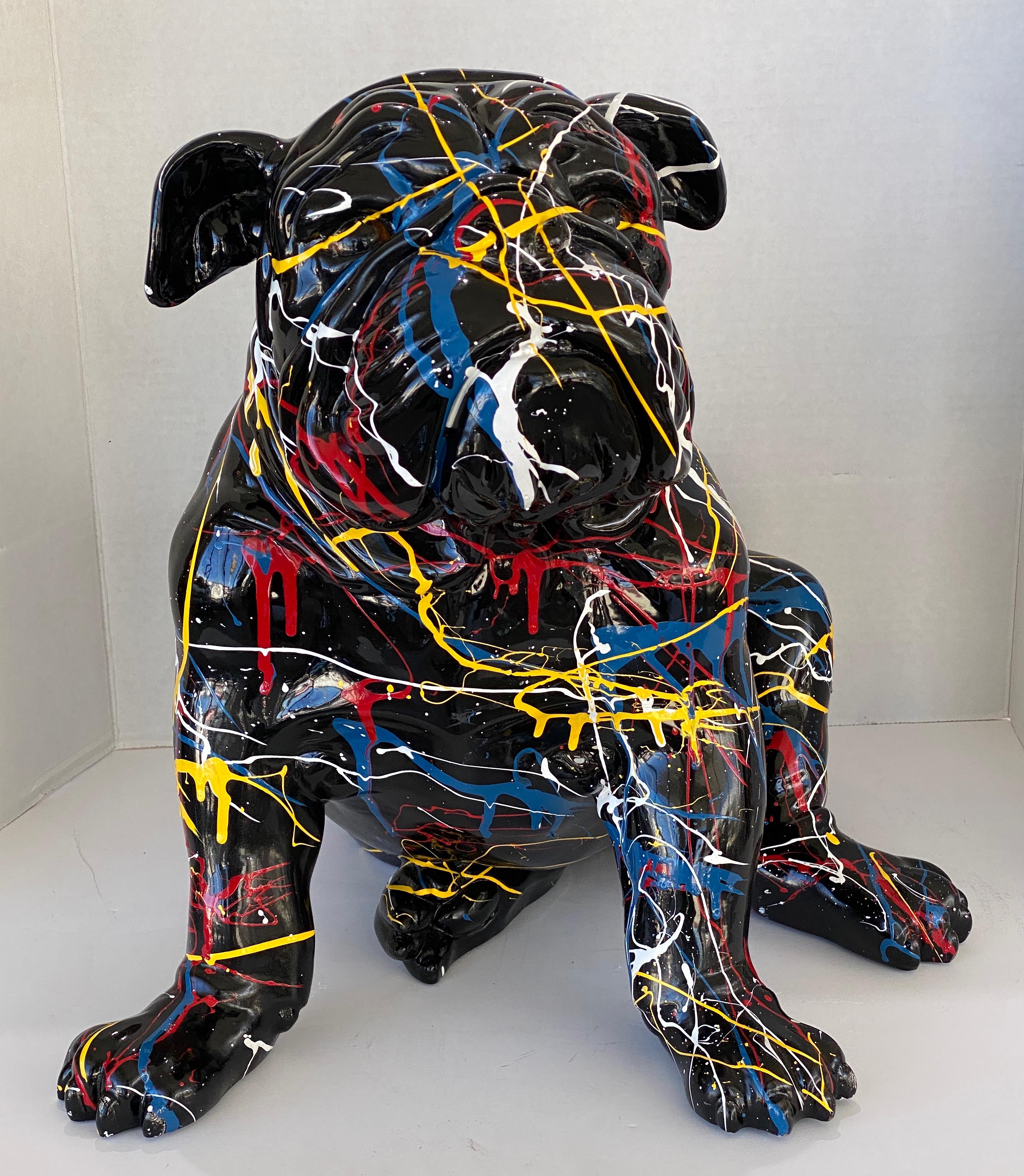 Jeff Diamond Bulldog Sculpture  For Sale 6
