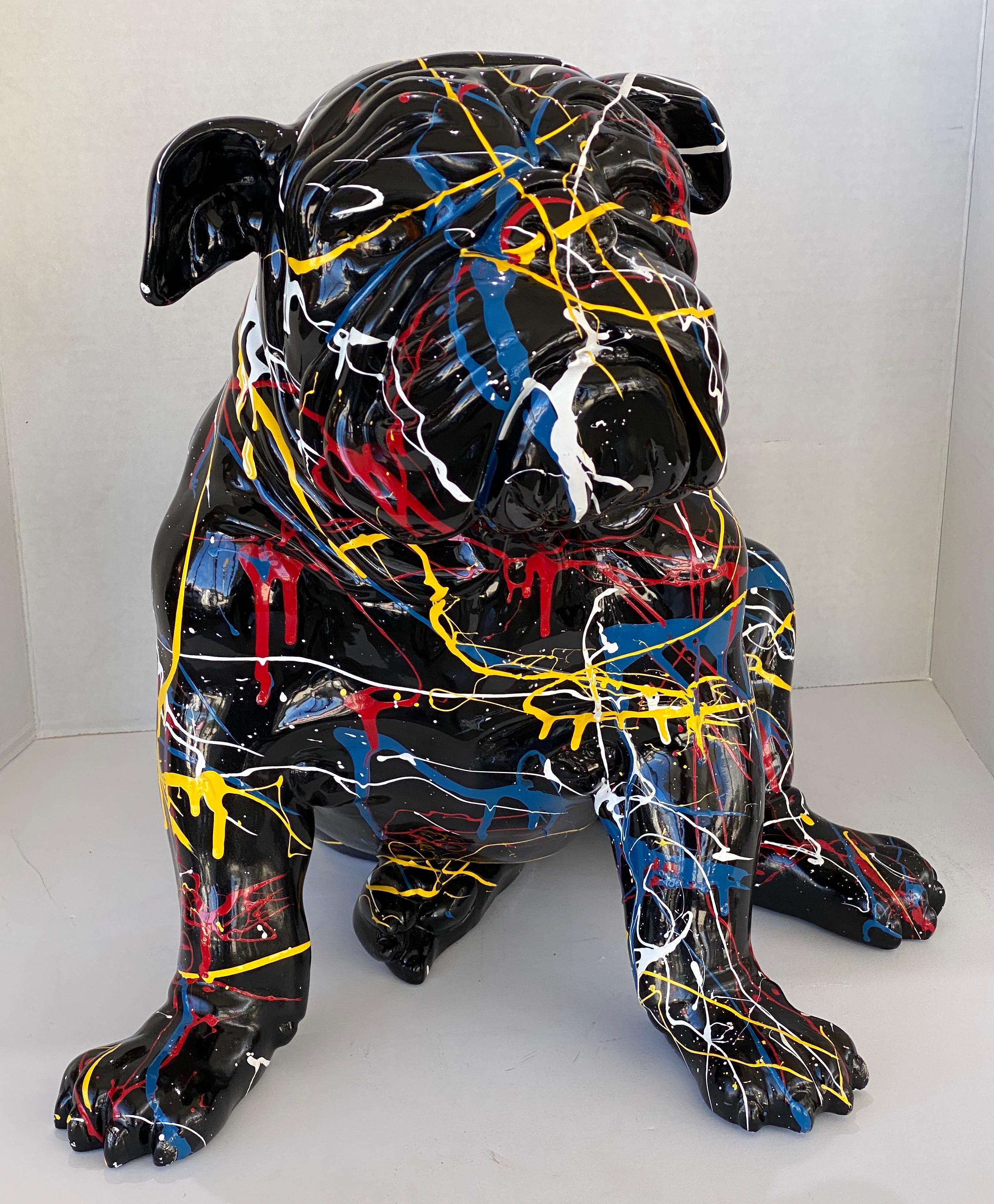Jeff Diamond Bulldog Sculpture  For Sale 7