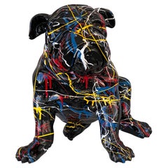 Sculpture de bulldog de Jeff Diamond
