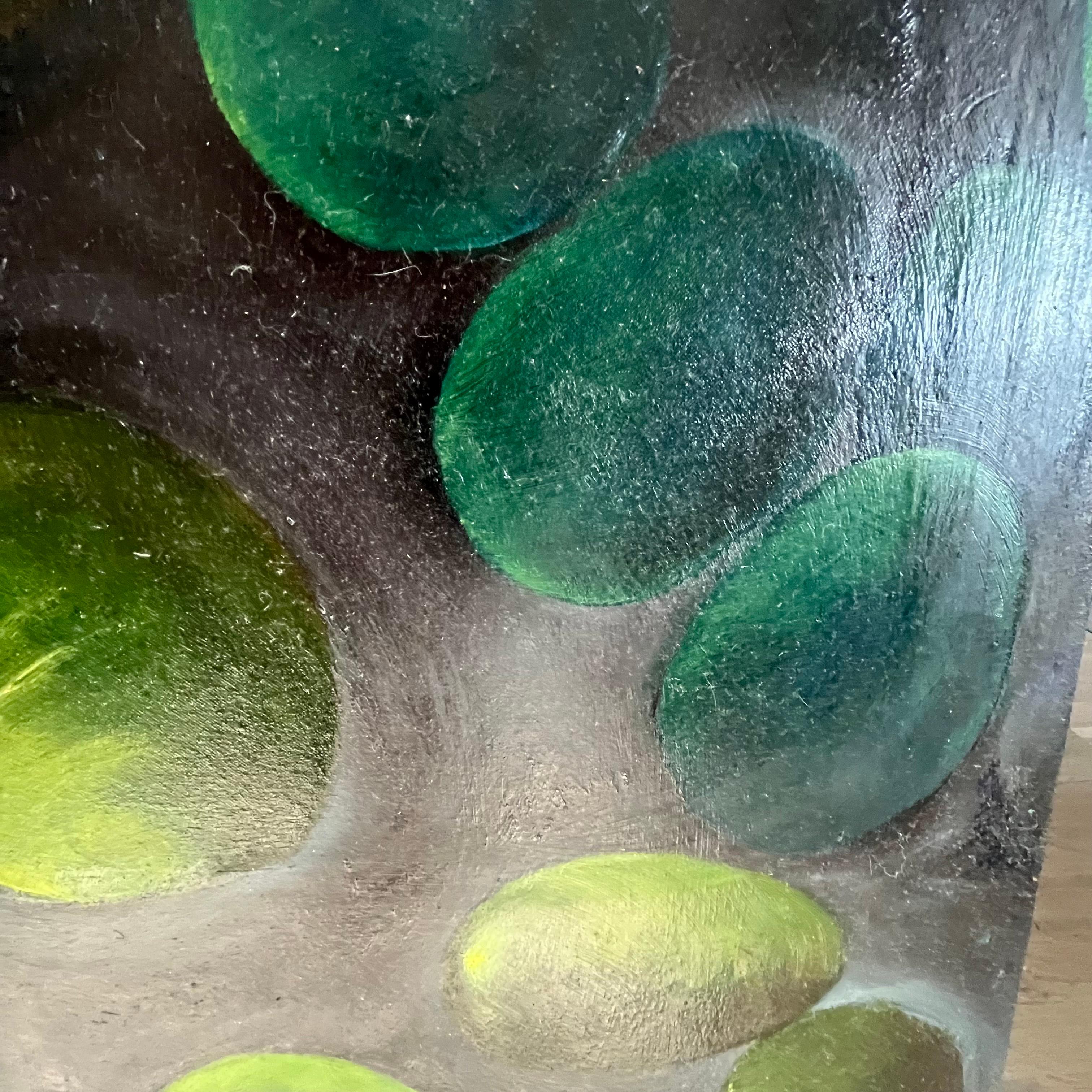 Peinture de Jeff LAS avec les dimensions suivantes : 100 x 100 cm
Técnica : Huile sur tige

