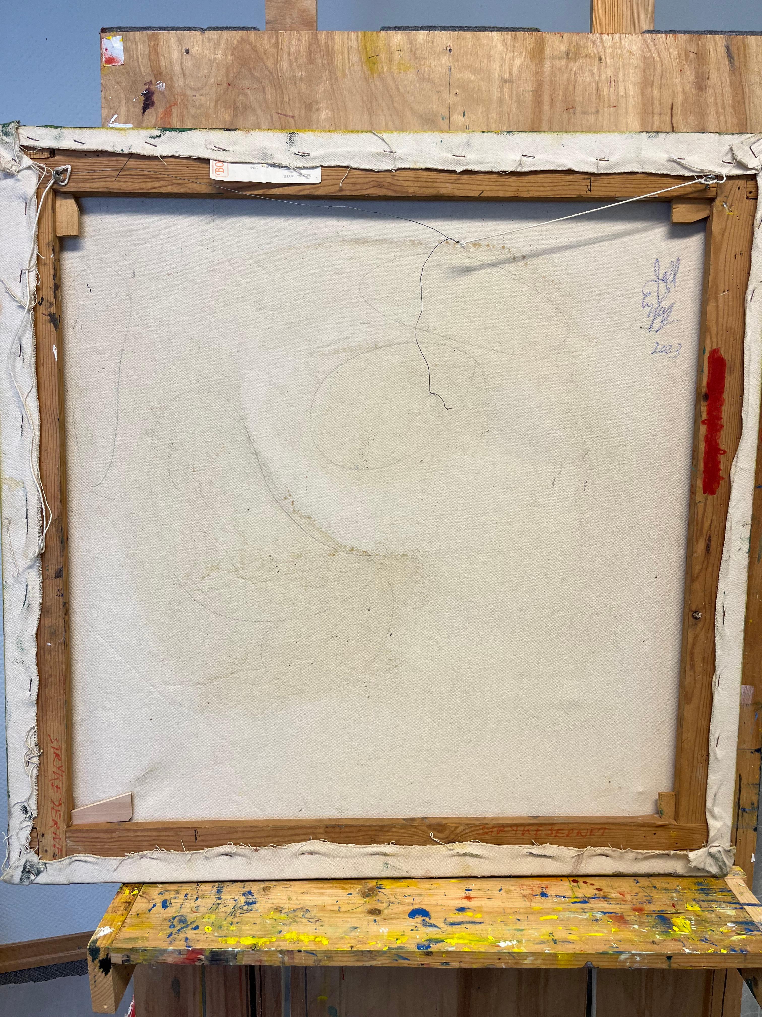 Pintura de Jeff Engberg con las siguientes dimensionses: 100 x 100 cm
Technik: Óleo sobre tela

